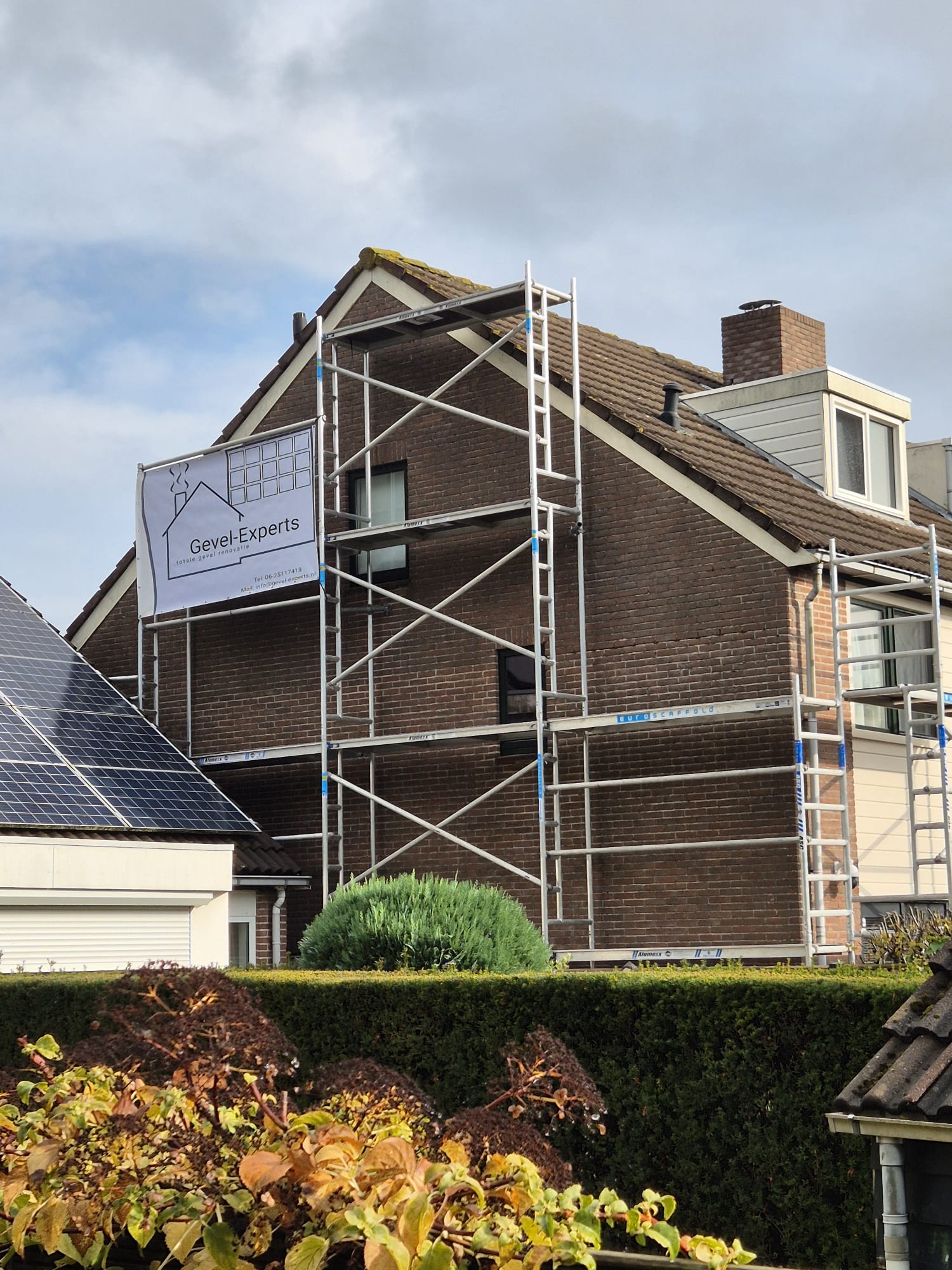 Gevelreiniging in Smalle Brandsteeg