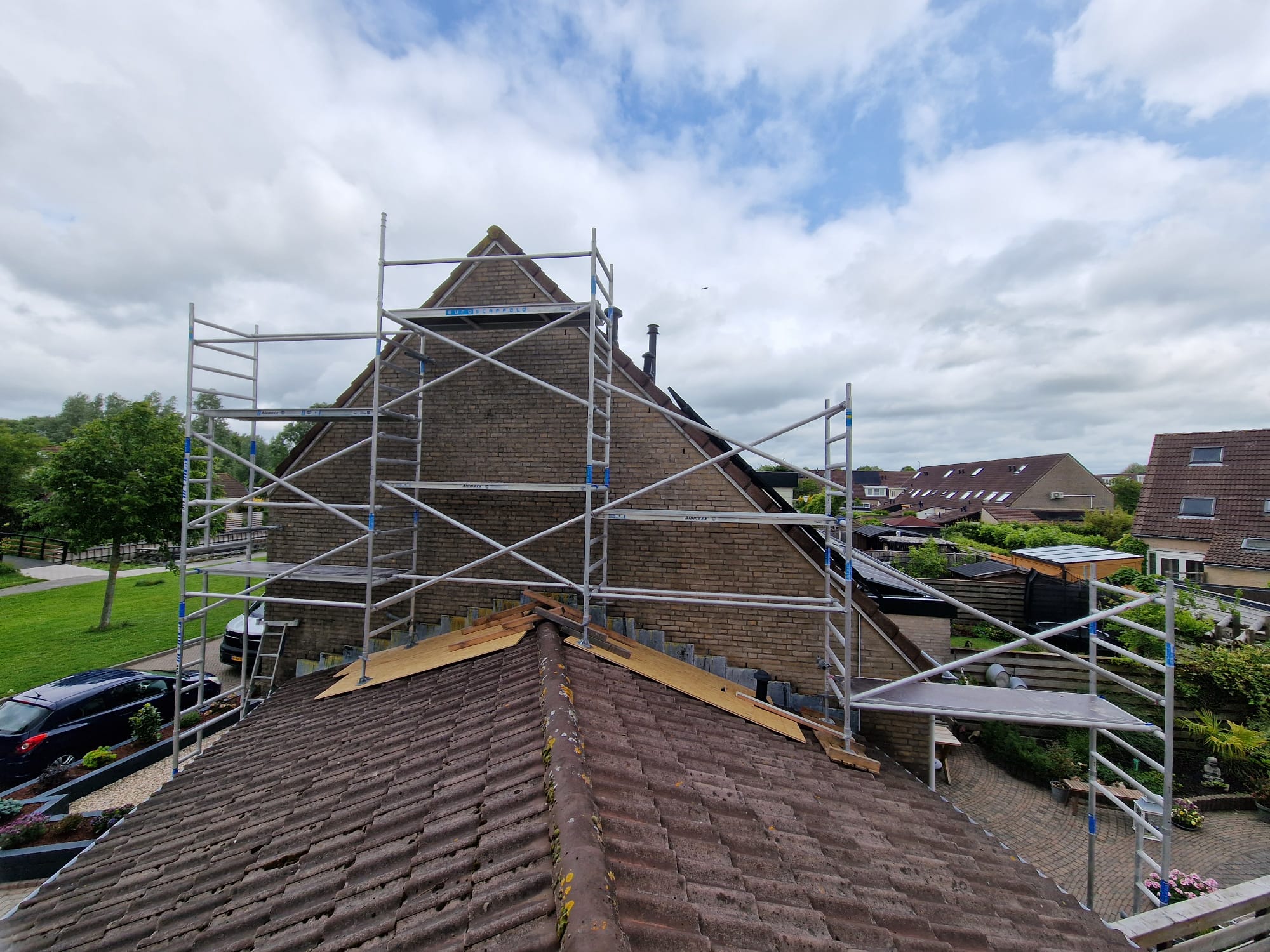 Gevelonderhoud Schuine Uitbouw